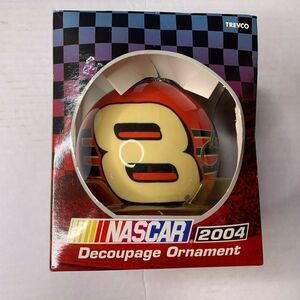 2004 NASCAR Dale Earnhardt Jr Lg  Red Ball Christmas Tree Ornament 8 Car